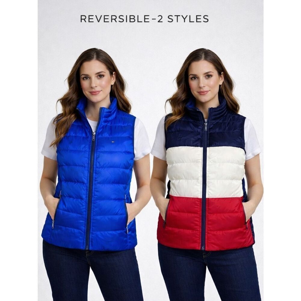 Tommy Hilfiger Reversible Down Puffer Vest